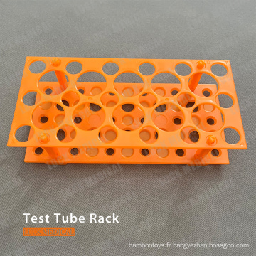 Utilisation de la biologie du support de tube à essai